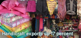 Handicraft exports up 17 percent