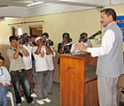 Nepali Congress leader Krishna Prasad Situala speaking at the Reporters Club Thursday, May 07 09. nepalnews.com/ANA